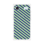 プレミアムパネル with MagSafe［ Small Stripe - Navy × Green ］
