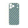 プレミアムパネル with MagSafe［ Small Stripe - Navy × Green ］