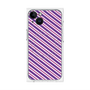 プレミアムパネル with MagSafe［ Small Stripe - Purple × Pink ］