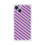 プレミアムパネル with MagSafe［ Small Stripe - Purple × Pink ］