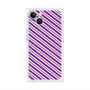 プレミアムパネル with MagSafe［ Small Stripe - Purple × Pink ］