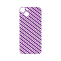 プレミアムパネル with MagSafe［ Small Stripe - Purple × Pink ］