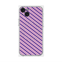 プレミアムパネル with MagSafe［ Small Stripe - Purple × Pink ］