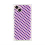 プレミアムパネル with MagSafe［ Small Stripe - Purple × Pink ］