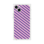 プレミアムパネル with MagSafe［ Small Stripe - Purple × Pink ］