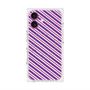 プレミアムパネル with MagSafe［ Small Stripe - Purple × Pink ］