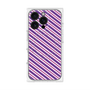 プレミアムパネル with MagSafe［ Small Stripe - Purple × Pink ］