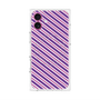 プレミアムパネル with MagSafe［ Small Stripe - Purple × Pink ］