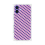 プレミアムパネル with MagSafe［ Small Stripe - Purple × Pink ］