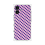 プレミアムパネル with MagSafe［ Small Stripe - Purple × Pink ］