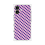 プレミアムパネル with MagSafe［ Small Stripe - Purple × Pink ］