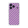 プレミアムパネル with MagSafe［ Small Stripe - Purple × Pink ］