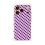 プレミアムパネル with MagSafe［ Small Stripe - Purple × Pink ］