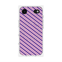 プレミアムパネル with MagSafe［ Small Stripe - Purple × Pink ］