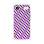 プレミアムパネル with MagSafe［ Small Stripe - Purple × Pink ］