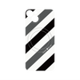 プレミアムパネル with MagSafe［ Big Stripe - Black × Gray ］