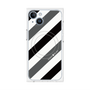 プレミアムパネル with MagSafe［ Big Stripe - Black × Gray ］