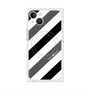 プレミアムパネル with MagSafe［ Big Stripe - Black × Gray ］