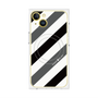 プレミアムパネル with MagSafe［ Big Stripe - Black × Gray ］