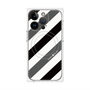 プレミアムパネル with MagSafe［ Big Stripe - Black × Gray ］