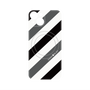 プレミアムパネル with MagSafe［ Big Stripe - Black × Gray ］