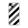 プレミアムパネル with MagSafe［ Big Stripe - Black × Gray ］