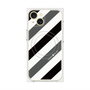 プレミアムパネル with MagSafe［ Big Stripe - Black × Gray ］