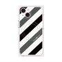 プレミアムパネル with MagSafe［ Big Stripe - Black × Gray ］