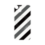 プレミアムパネル with MagSafe［ Big Stripe - Black × Gray ］
