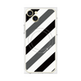 プレミアムパネル with MagSafe［ Big Stripe - Black × Gray ］