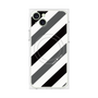 プレミアムパネル with MagSafe［ Big Stripe - Black × Gray ］