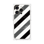 プレミアムパネル with MagSafe［ Big Stripe - Black × Gray ］