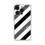 プレミアムパネル with MagSafe［ Big Stripe - Black × Gray ］