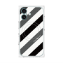 プレミアムパネル with MagSafe［ Big Stripe - Black × Gray ］
