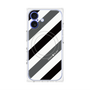 プレミアムパネル with MagSafe［ Big Stripe - Black × Gray ］