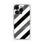 プレミアムパネル with MagSafe［ Big Stripe - Black × Gray ］