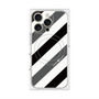 プレミアムパネル with MagSafe［ Big Stripe - Black × Gray ］