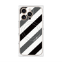 プレミアムパネル with MagSafe［ Big Stripe - Black × Gray ］