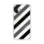 プレミアムパネル with MagSafe［ Big Stripe - Black × Gray ］