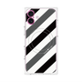 プレミアムパネル with MagSafe［ Big Stripe - Black × Gray ］