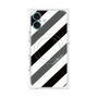 プレミアムパネル with MagSafe［ Big Stripe - Black × Gray ］
