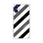 プレミアムパネル with MagSafe［ Big Stripe - Black × Gray ］