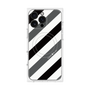 プレミアムパネル with MagSafe［ Big Stripe - Black × Gray ］