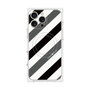 プレミアムパネル with MagSafe［ Big Stripe - Black × Gray ］