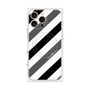 プレミアムパネル with MagSafe［ Big Stripe - Black × Gray ］
