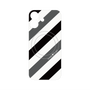 プレミアムパネル with MagSafe［ Big Stripe - Black × Gray ］