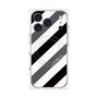 プレミアムパネル with MagSafe［ Big Stripe - Black × Gray ］