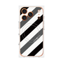 プレミアムパネル with MagSafe［ Big Stripe - Black × Gray ］