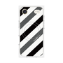 プレミアムパネル with MagSafe［ Big Stripe - Black × Gray ］