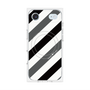 プレミアムパネル with MagSafe［ Big Stripe - Black × Gray ］